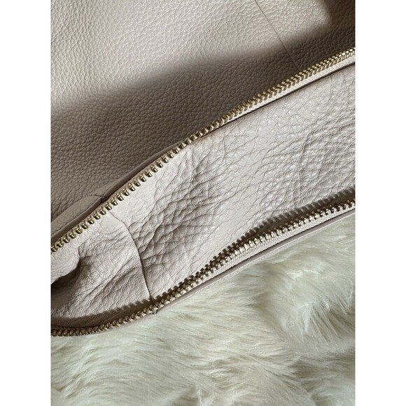 Tory Burch Purse Ivy Slouchy Satchel Bedrock Leather Expandable Bag -Miss STRAP - Picture 16 of 16